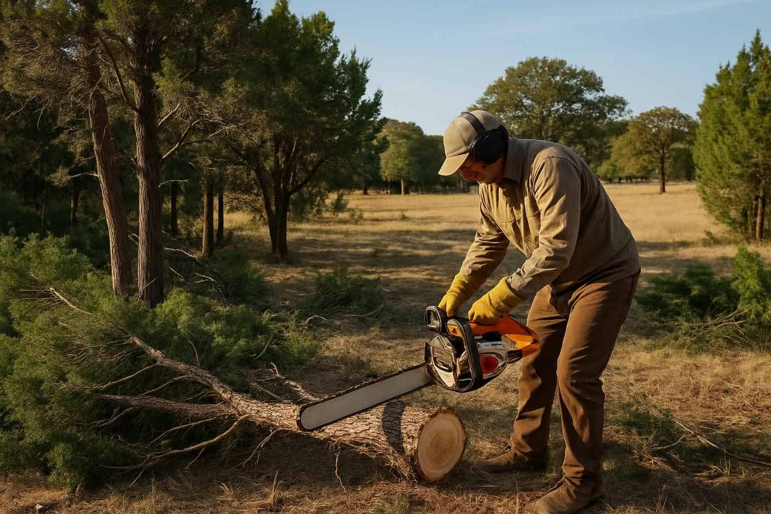 Cedar Fuel Reduction in Hye Texas