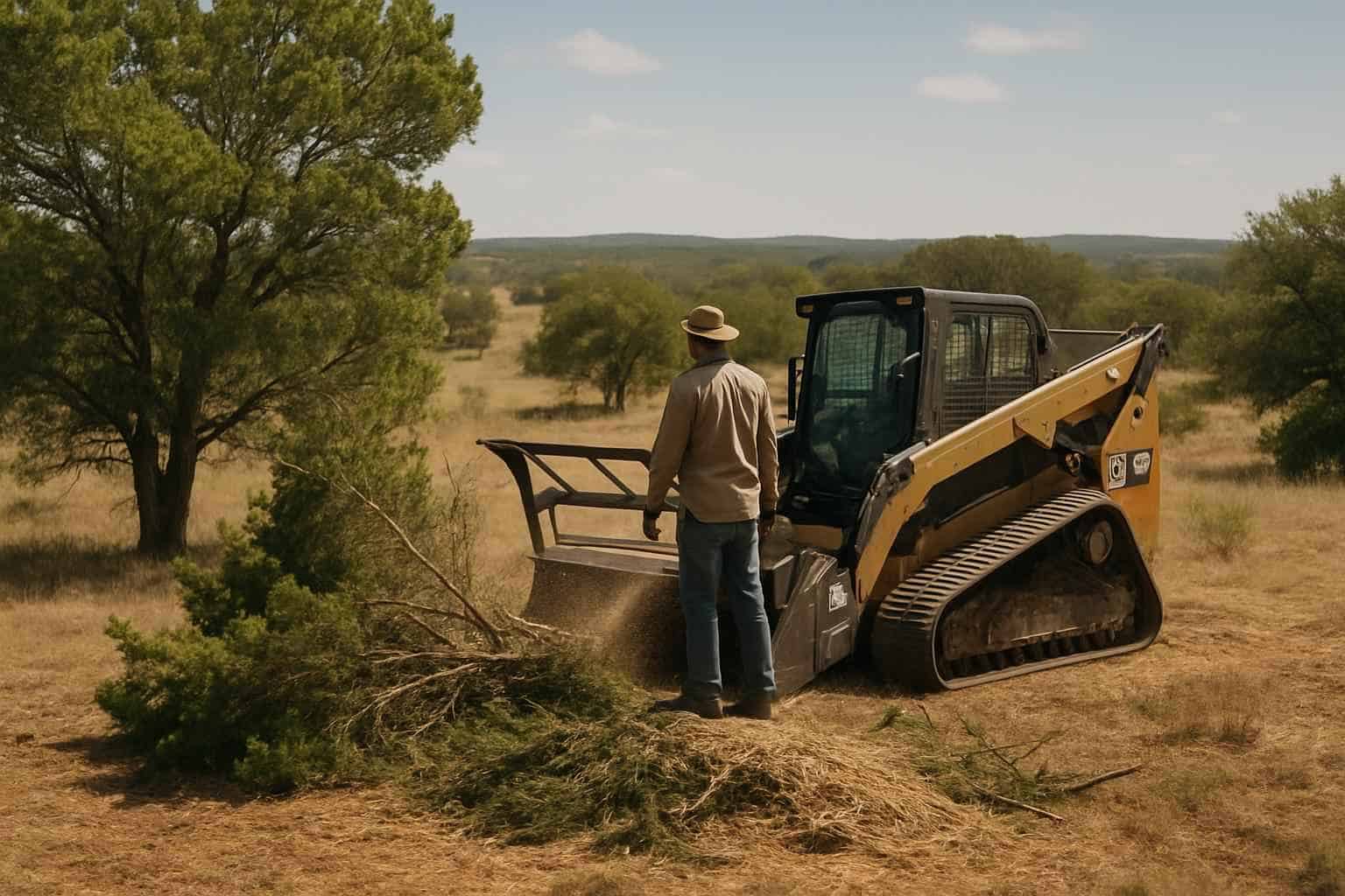 Cedar Fuel Reduction in Willow City Texas