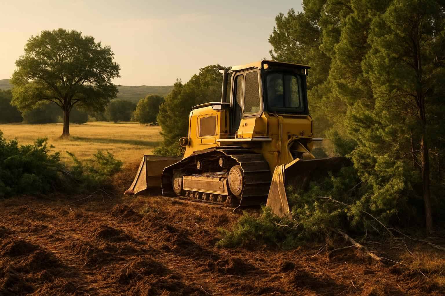 Cedar Pasture Clearing in Luckenbach Texas