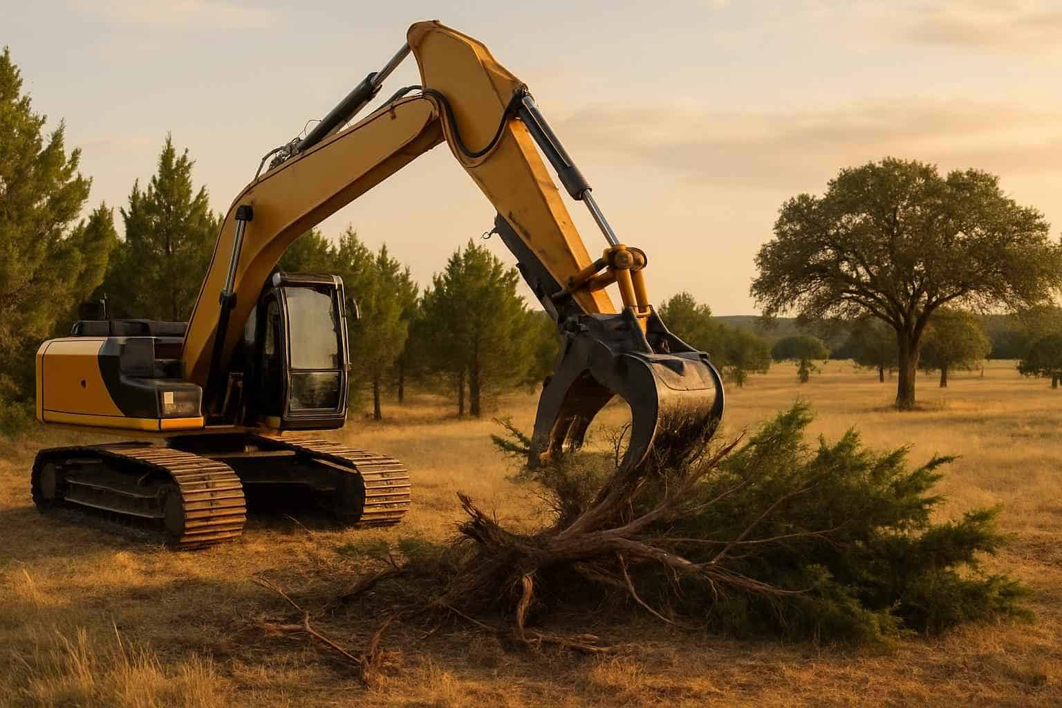 Cedar Pasture Clearing in Stonewall Texas