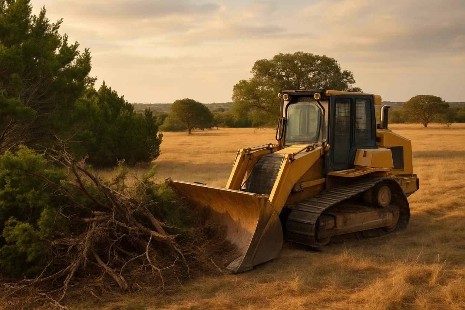 Cedar Pasture Clearing in Willow City Texas
