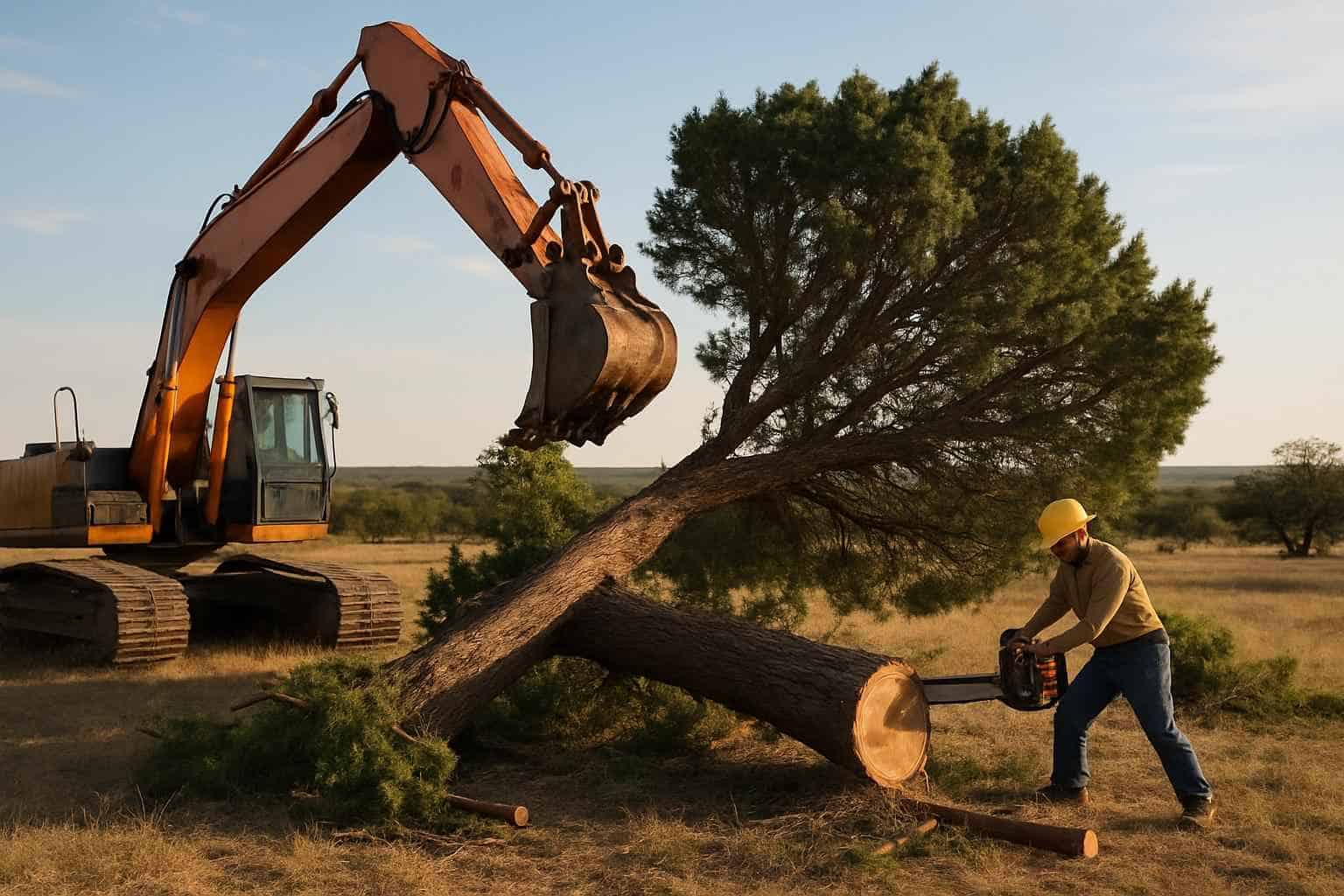 Cedar Tree Removal in Willow City Texas