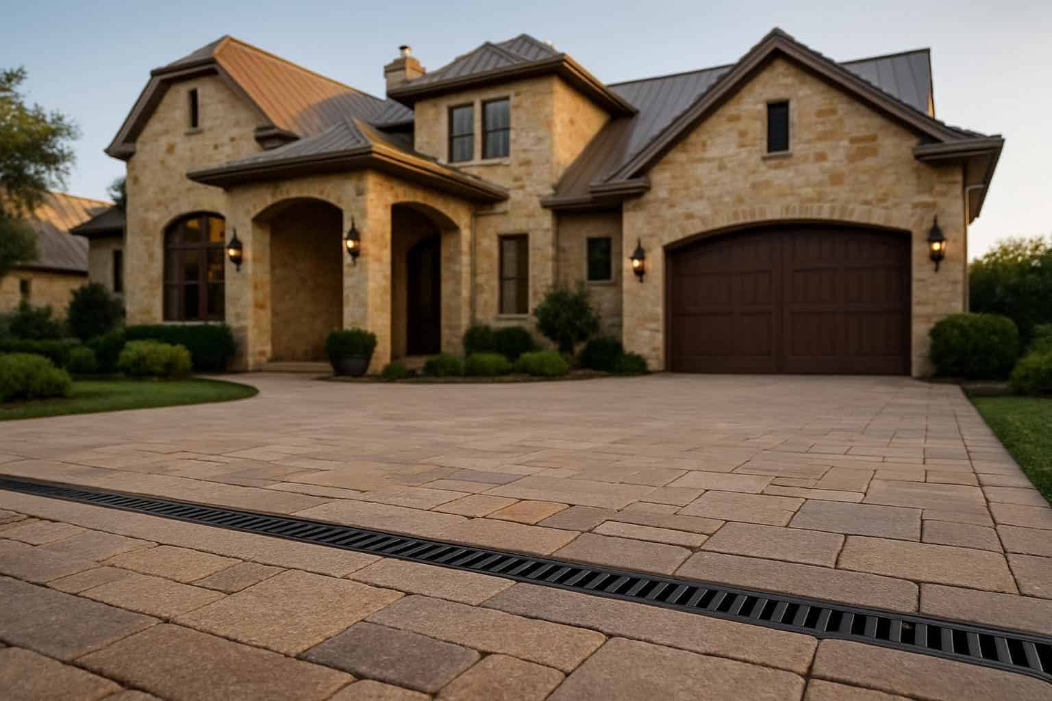 Channel Drains for Driveways in Hye Texas