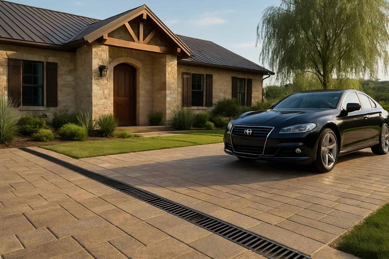 Channel Drains for Driveways in Willow City Texas