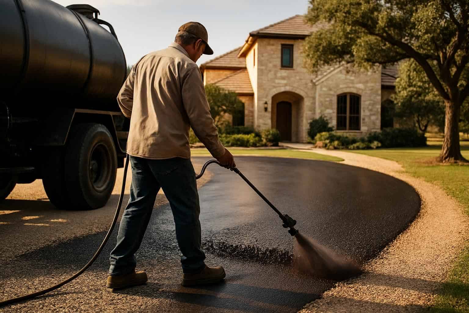 Chip Seal Repair in Hye Texas
