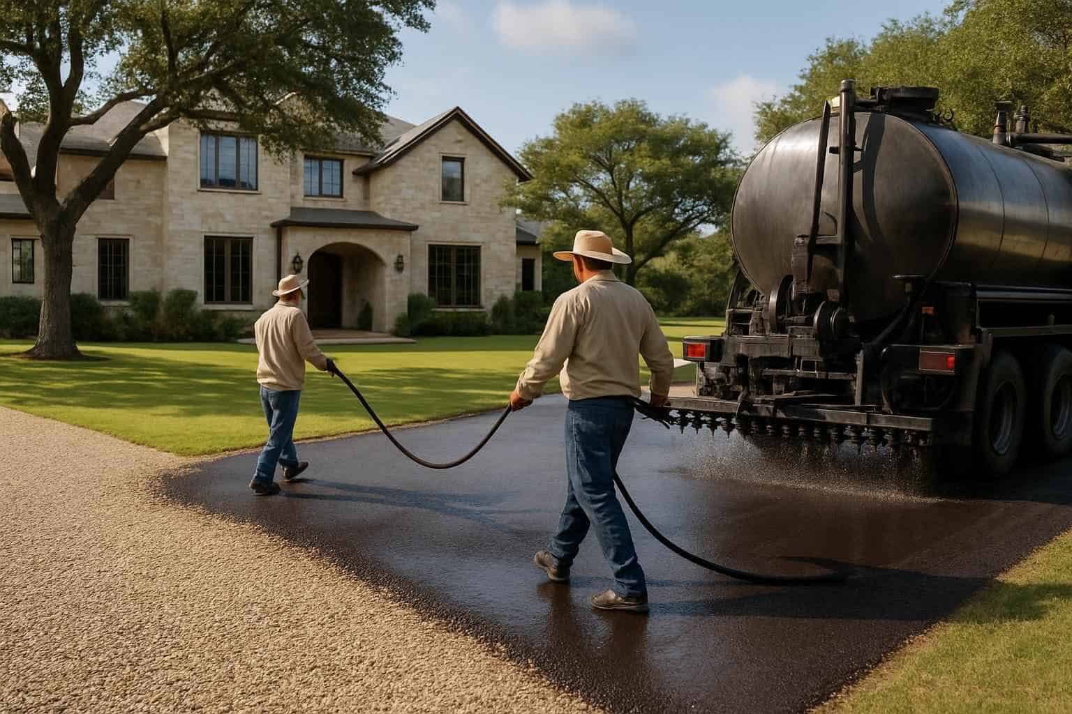 Chip Seal Repair in Stonewall Texas