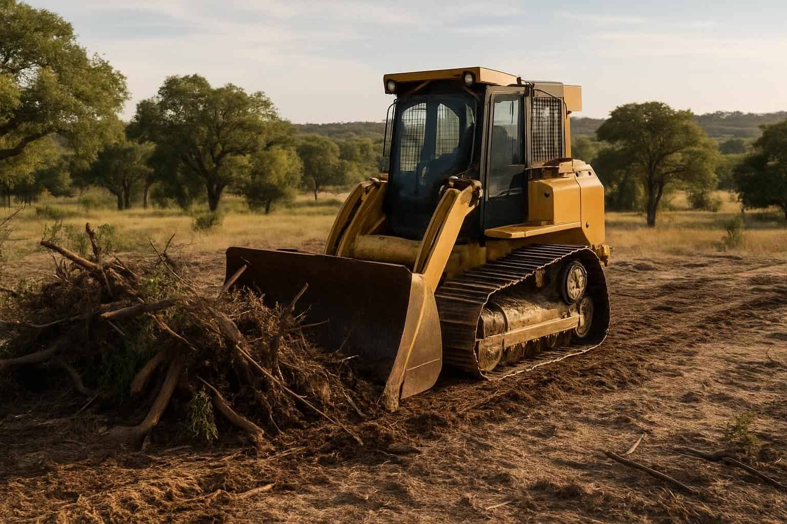 Commercial Land Clearing in Hye Texas