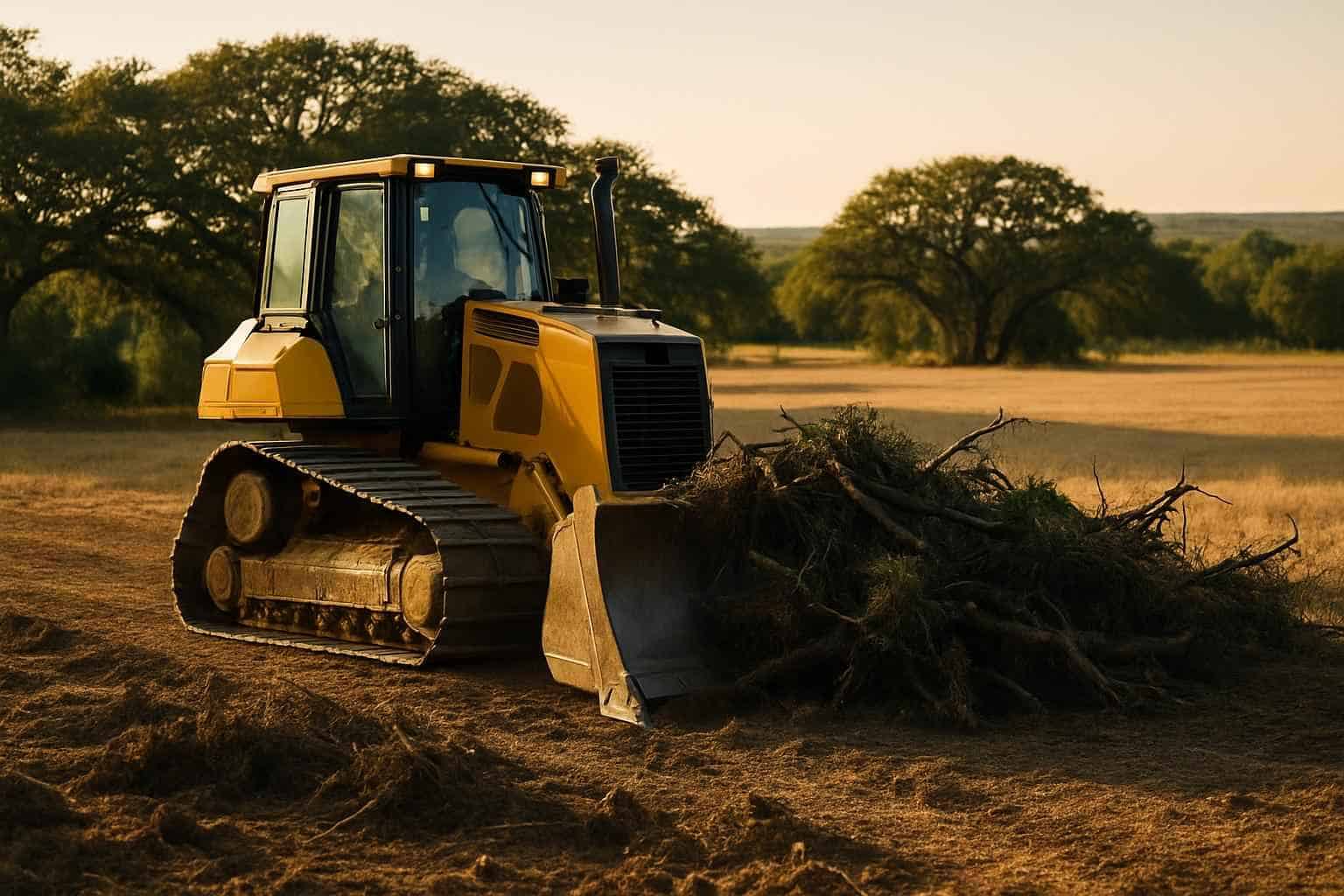 Commercial Lot Clearing in Hye Texas
