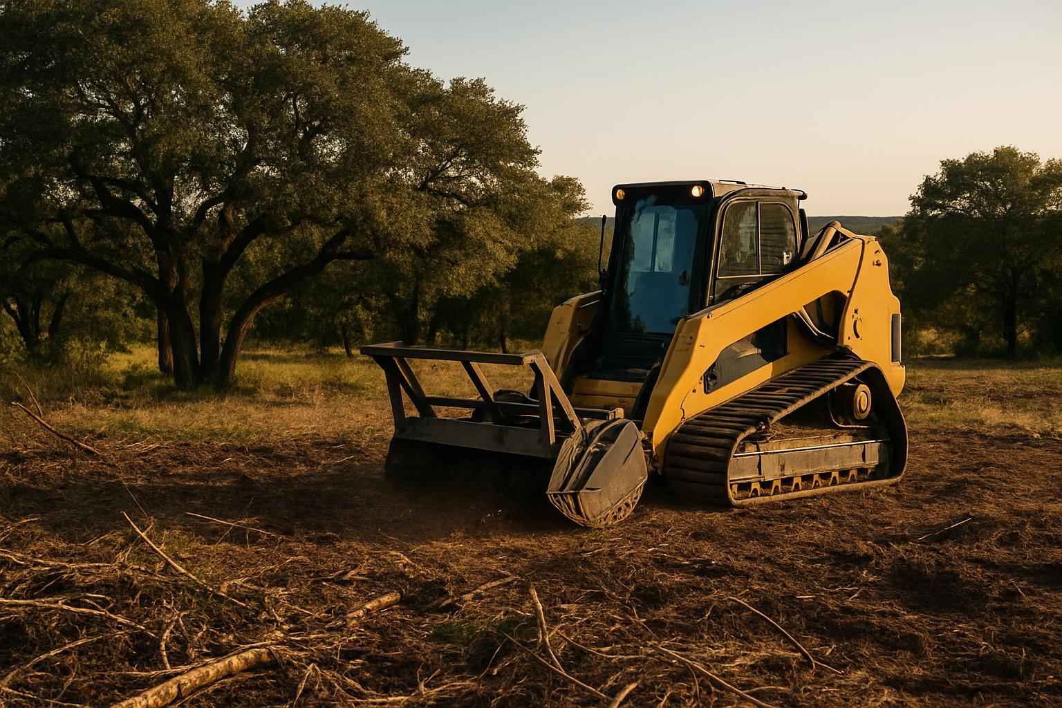 Commercial Lot Clearing in Luckenbach Texas