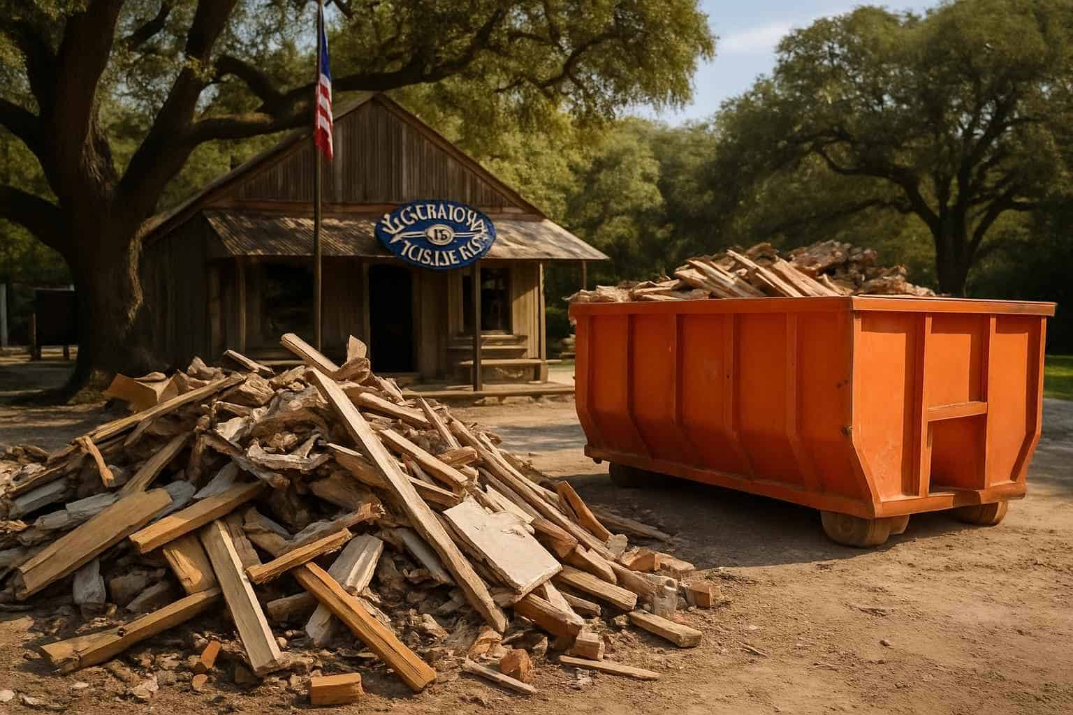 Construction Debris Removal in Luckenbach Texas