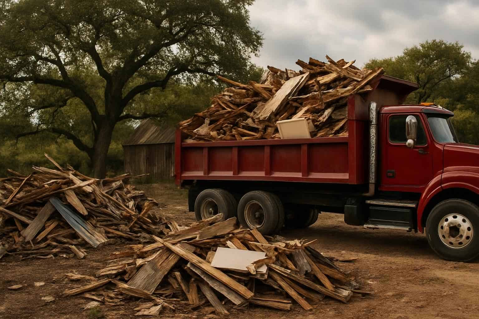 Debris Haul Off in Luckenbach Texas