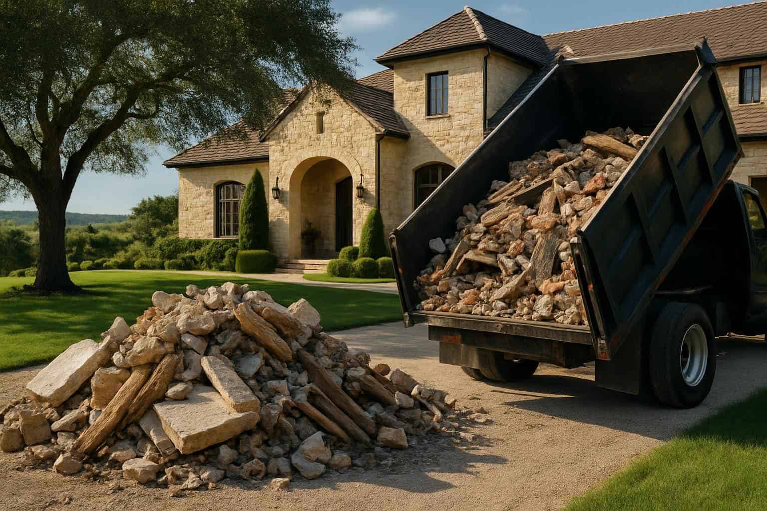 Debris Haul Off in Stonewall Texas