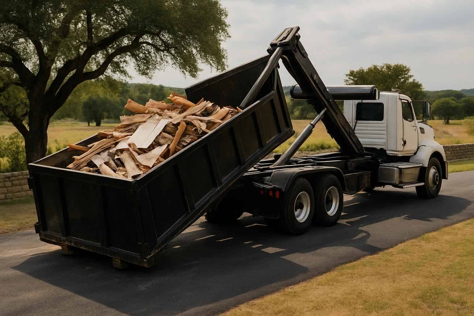 Debris Haul Off in Willow City Texas