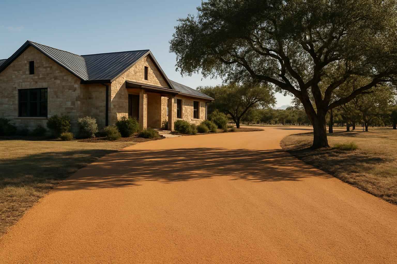 Decomposed Granite Driveway in Hye Texas