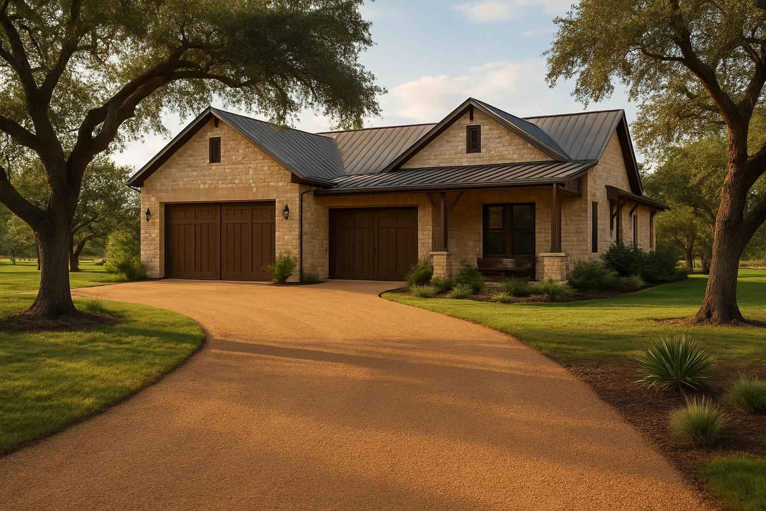 Decomposed Granite Driveway in Luckenbach Texas