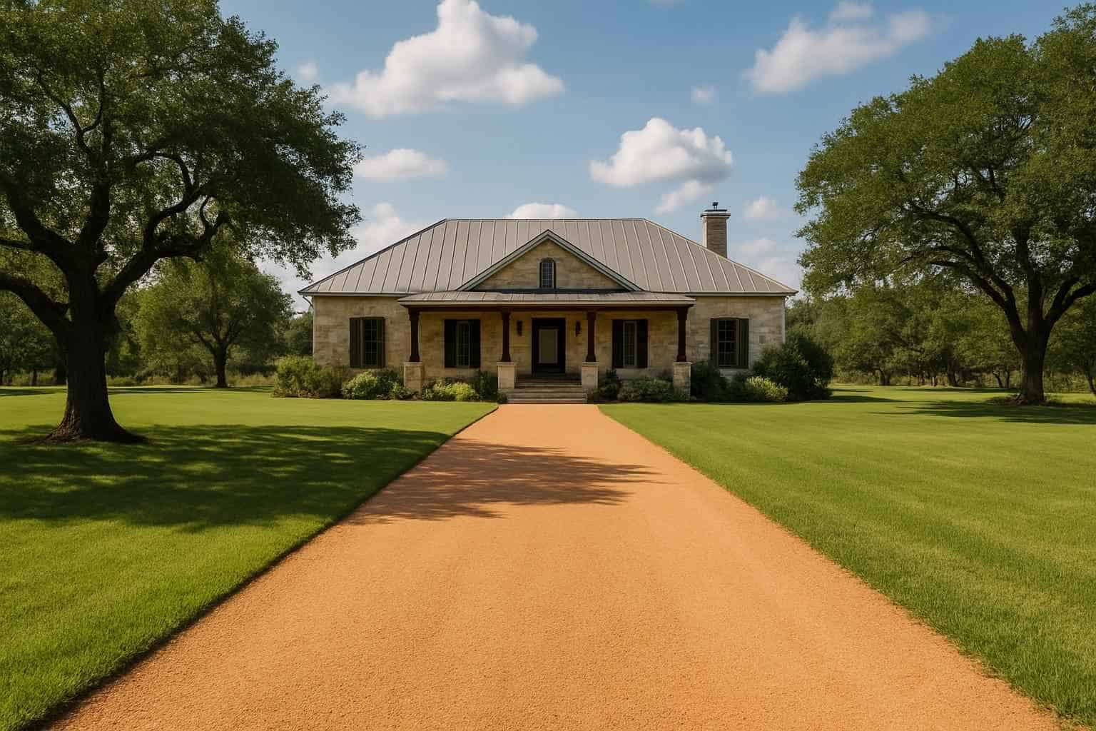 Decomposed Granite Driveway in Stonewall Texas