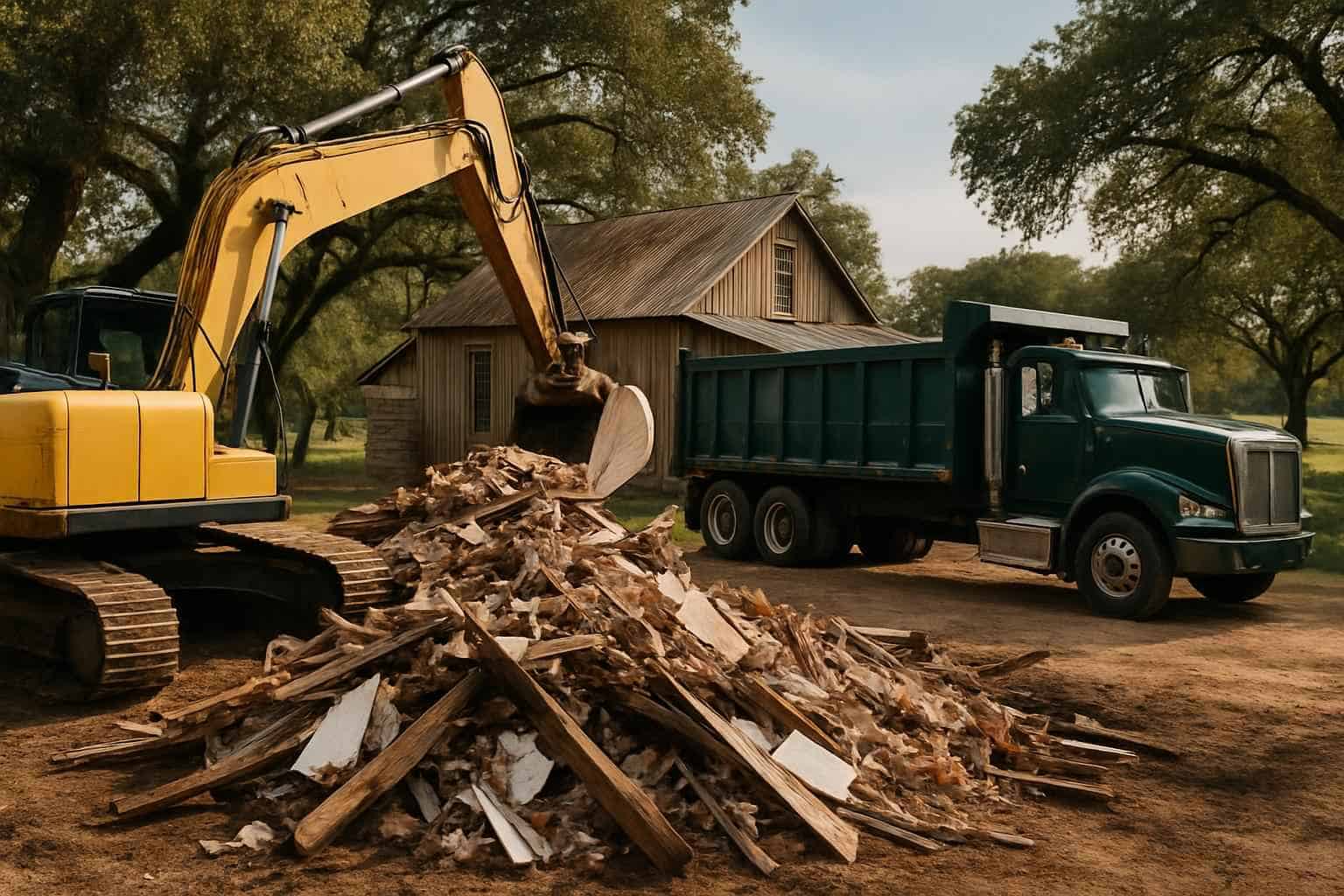 Demolition Debris Hauling in Luckenbach Texas