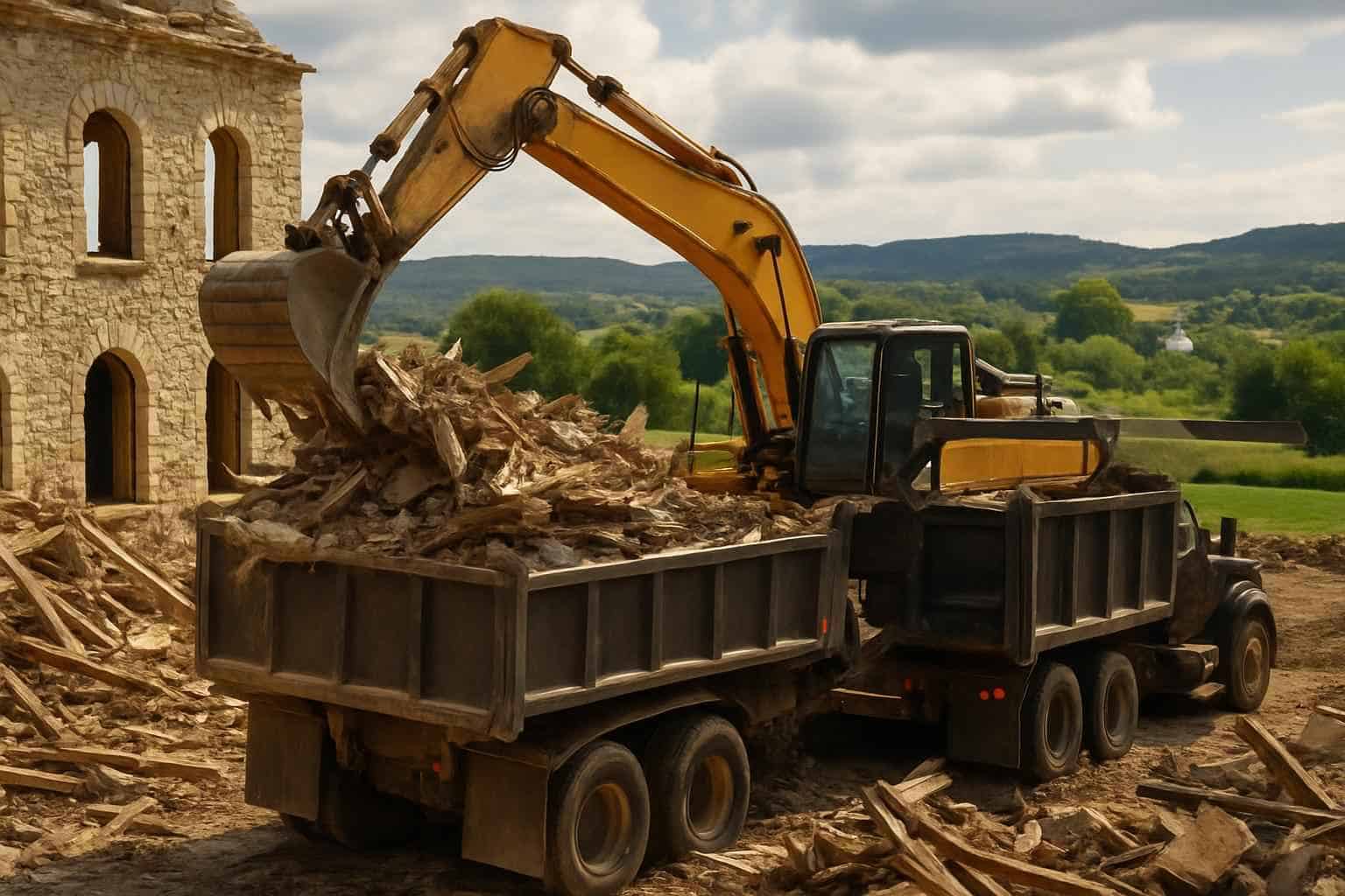 Demolition Debris Hauling in Stonewall Texas