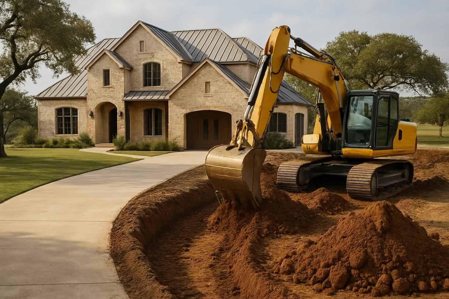 Driveway Excavation in Luckenbach Texas