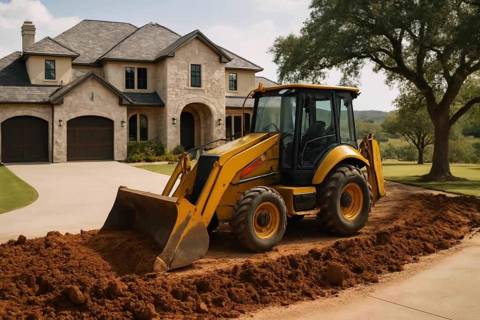 Driveway Excavation in Willow City Texas