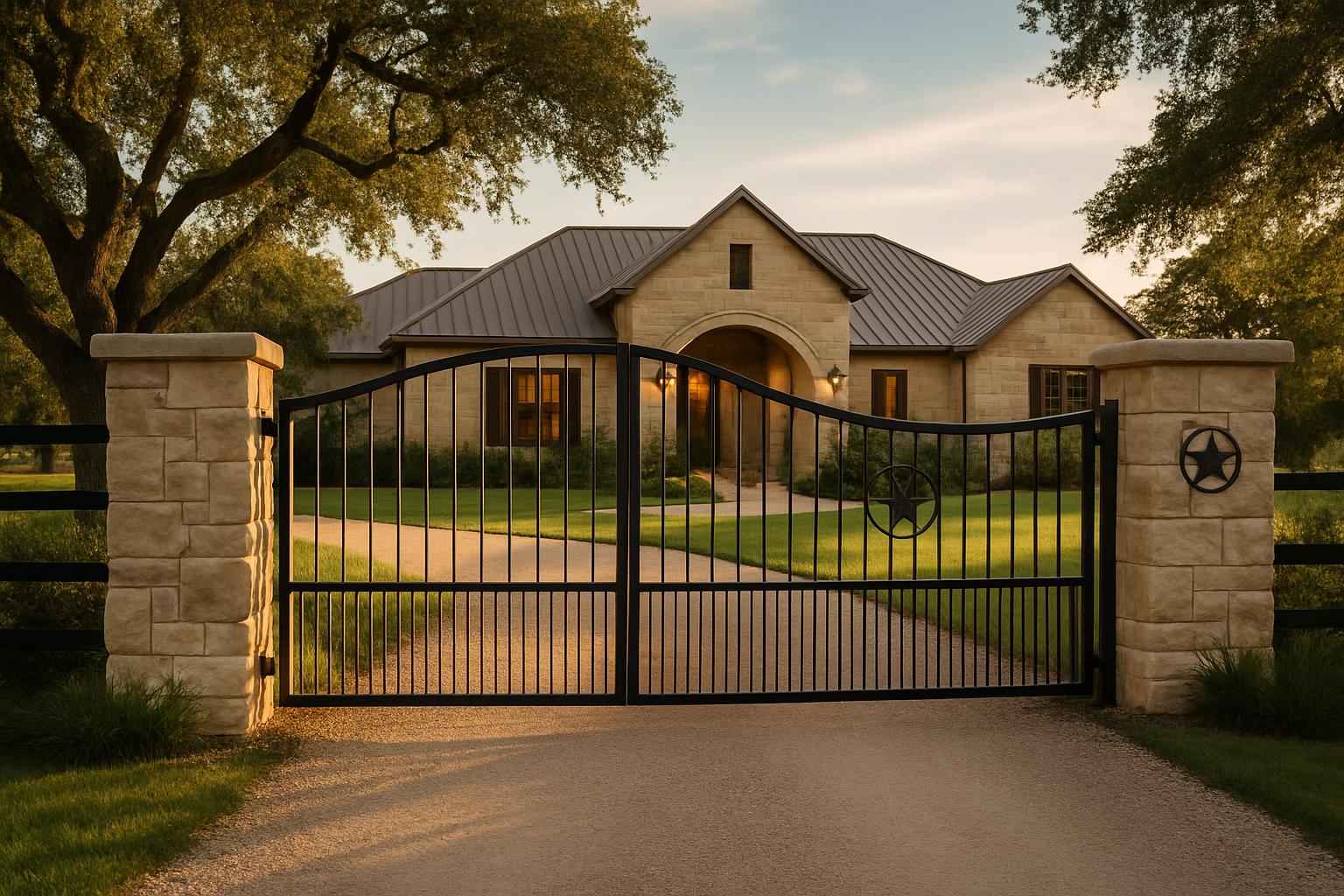 Driveway Gates in Luckenbach Texas