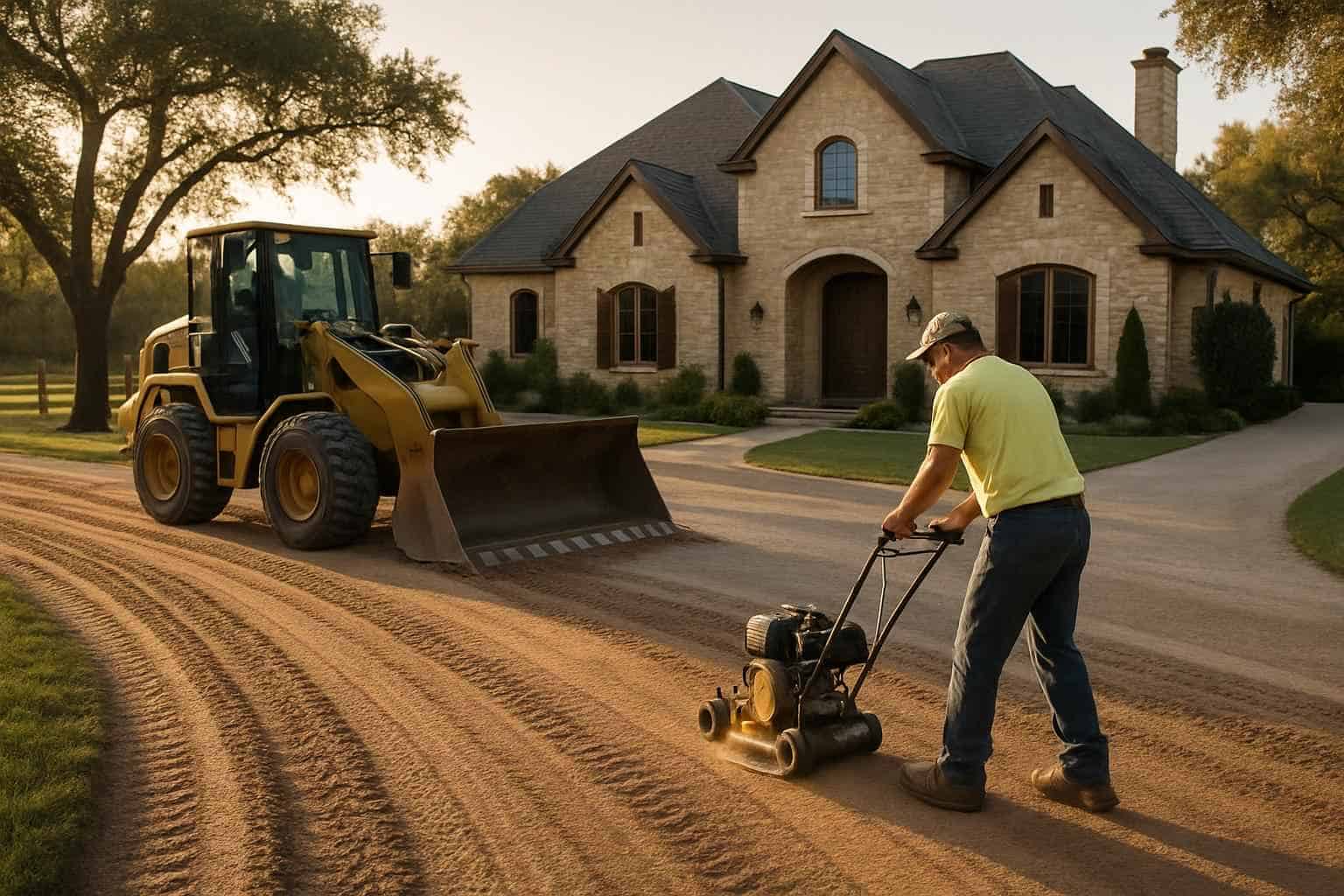 Driveway Grading and Compaction in Luckenbach Texas
