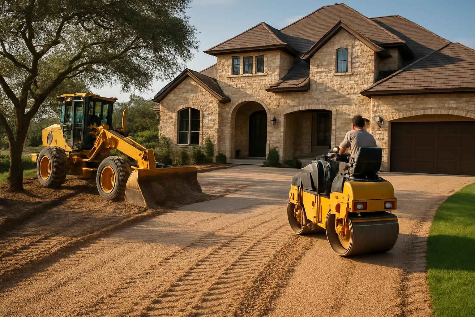 Driveway Grading and Compaction in Willow City Texas