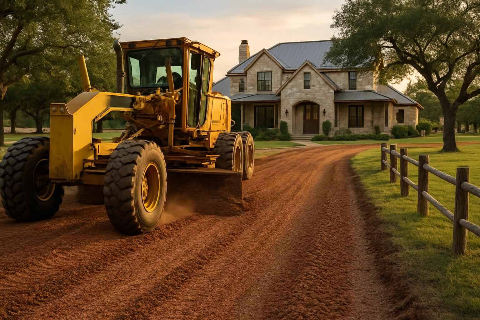 Driveway Grading in Luckenbach Texas