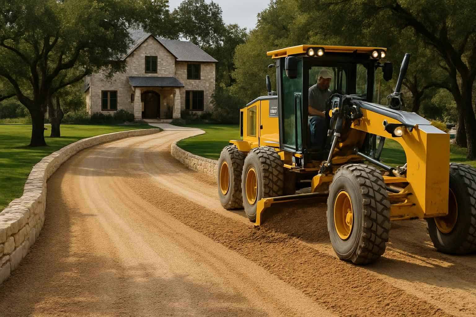 Driveway Grading in Stonewall Texas