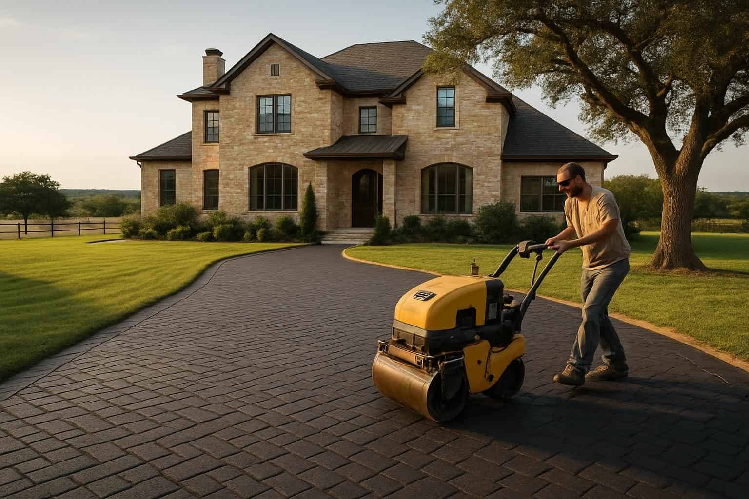 Driveway Paving in Hye Texas