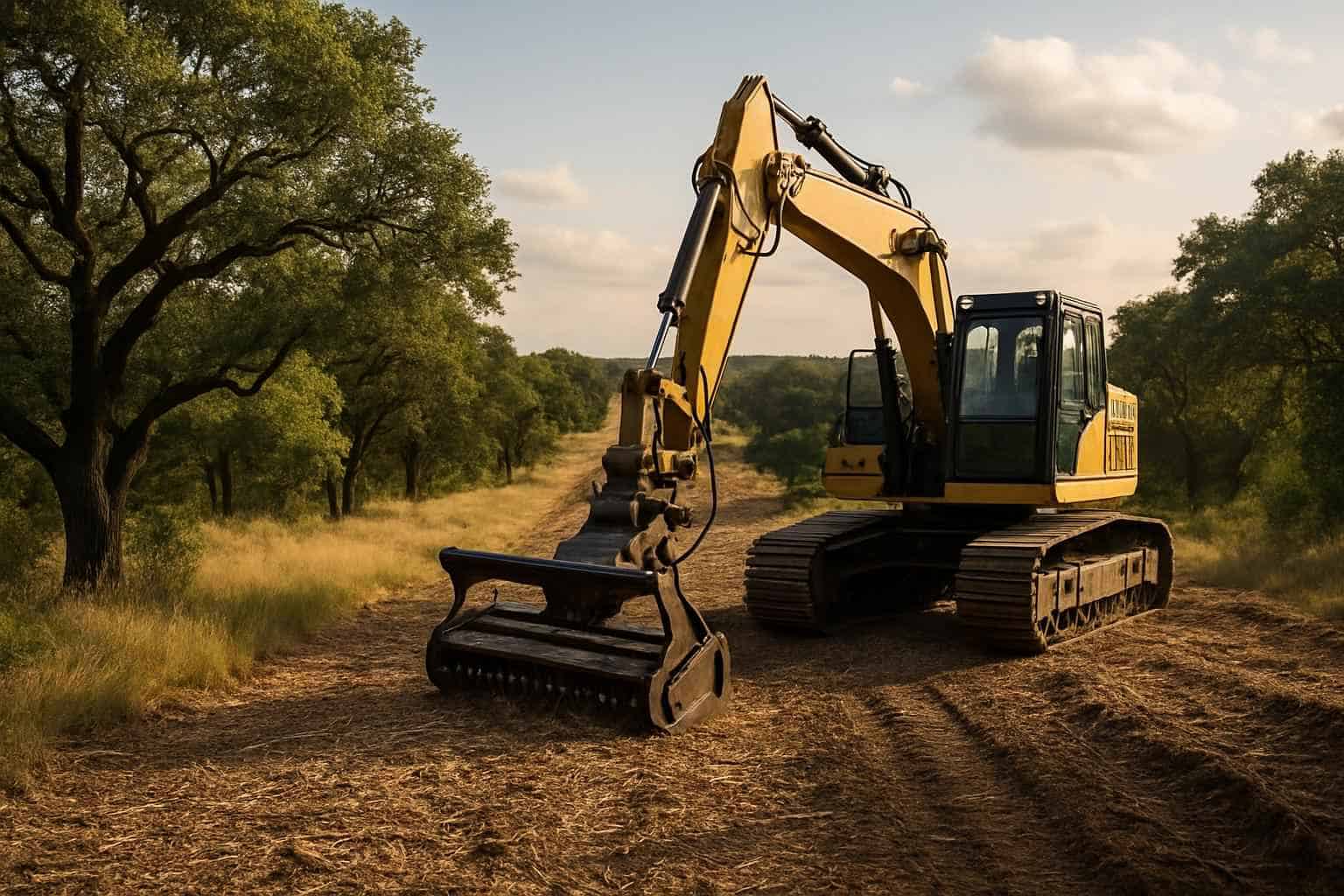 Easement Access Clearing in Hye Texas