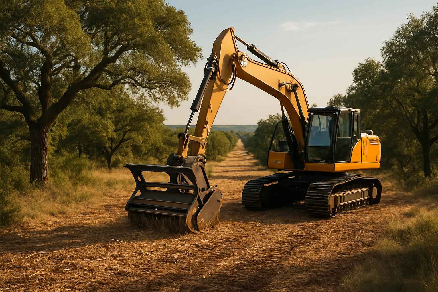 Easement Access Clearing in Stonewall Texas
