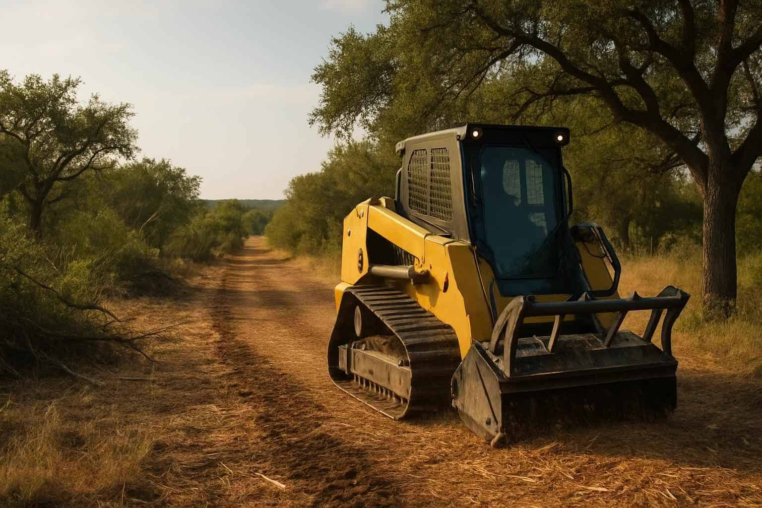 Easement Access Clearing in Willow City Texas
