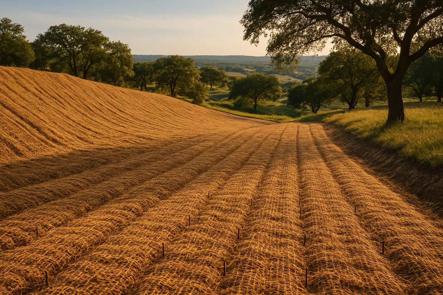 Erosion Control Matting in Hye Texas