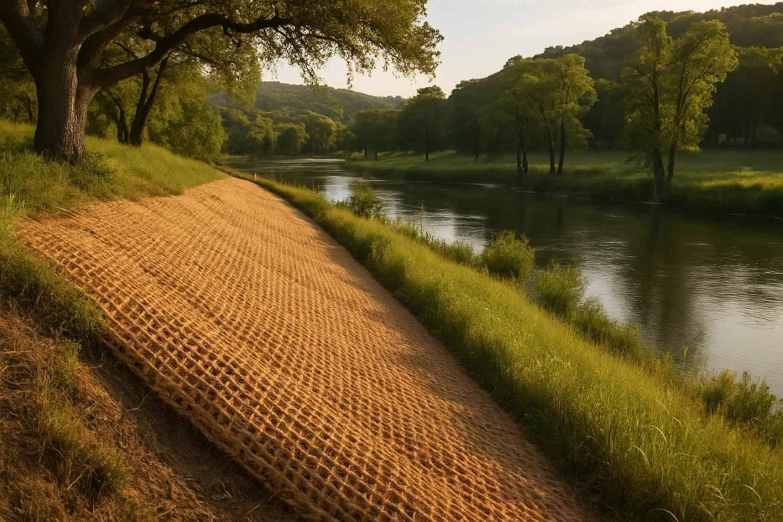 Erosion Control Matting in Luckenbach Texas