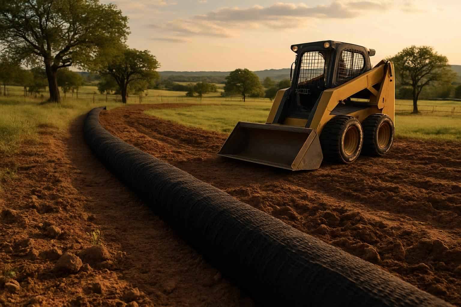 Erosion Control Prep in Stonewall Texas