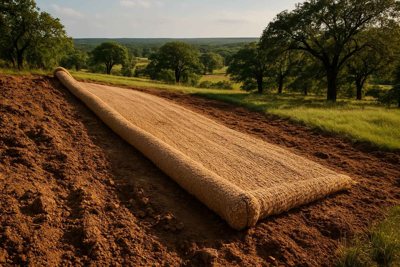 Erosion Control Prep in Willow City Texas
