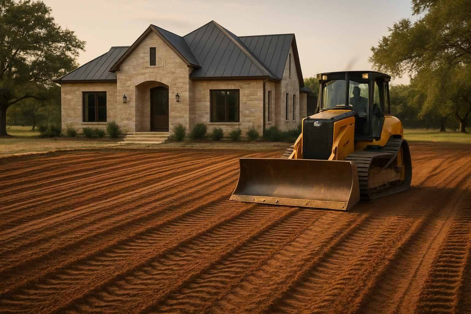 Final Grade for Construction in Stonewall Texas