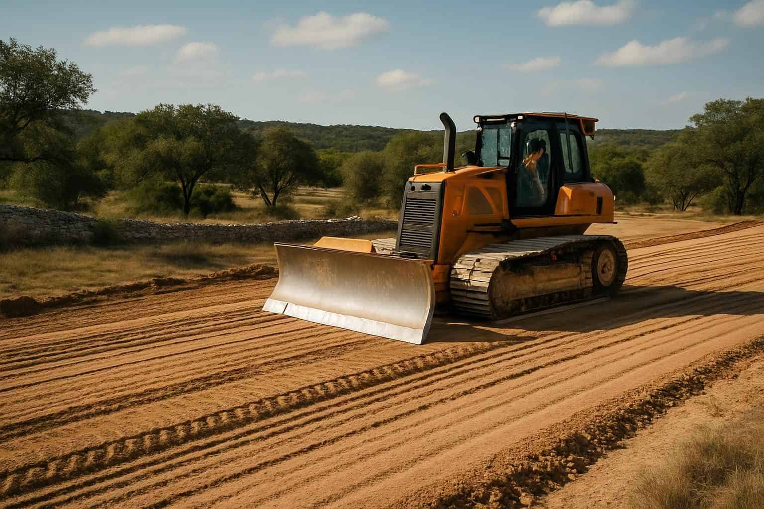 Final Grade for Construction in Willow City Texas