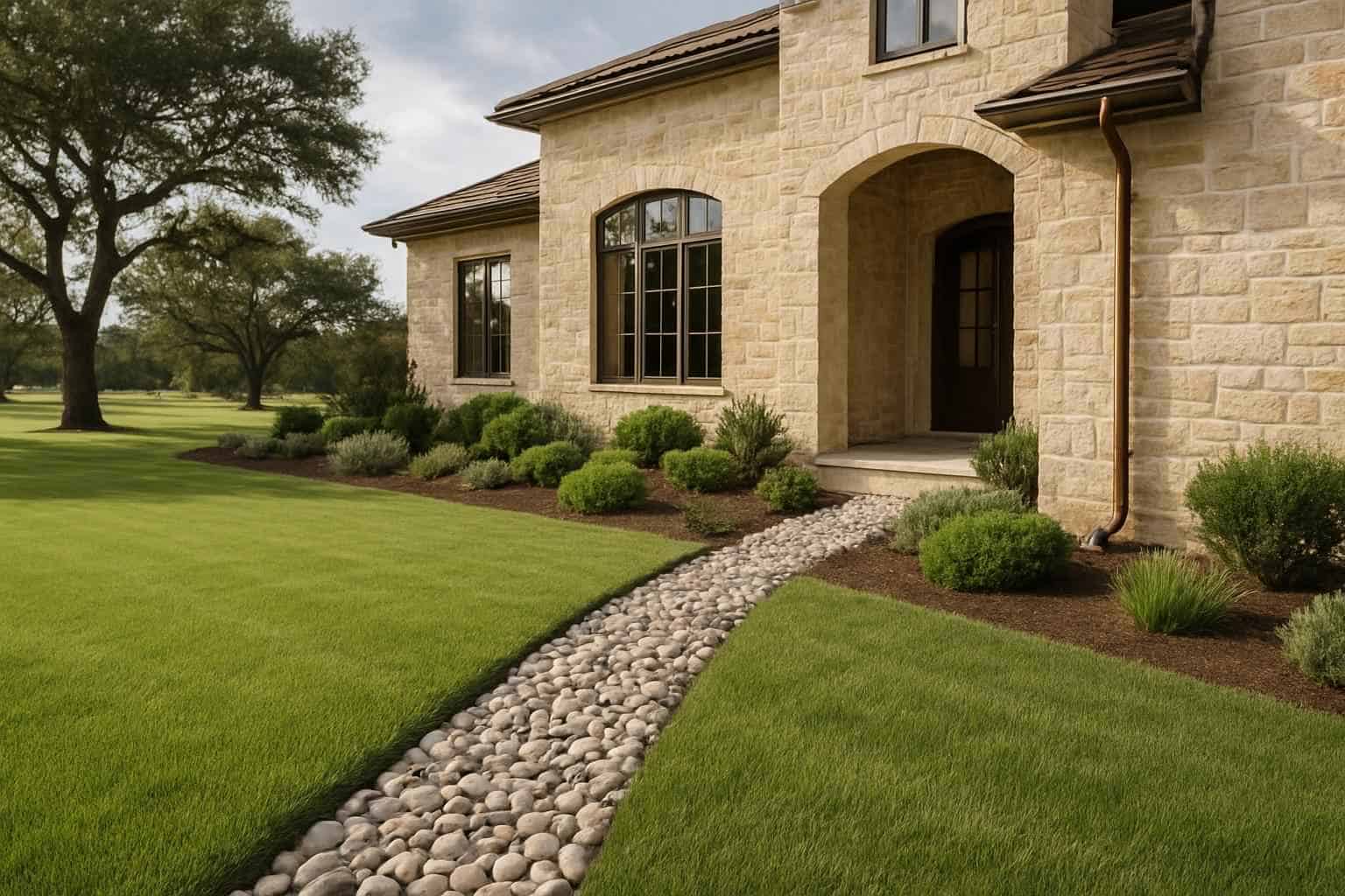 French Drains in Stonewall Texas