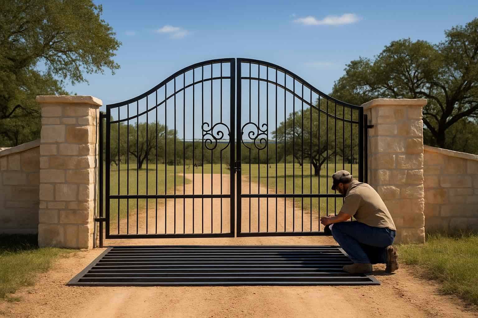 Gate Installation in Stonewall Texas