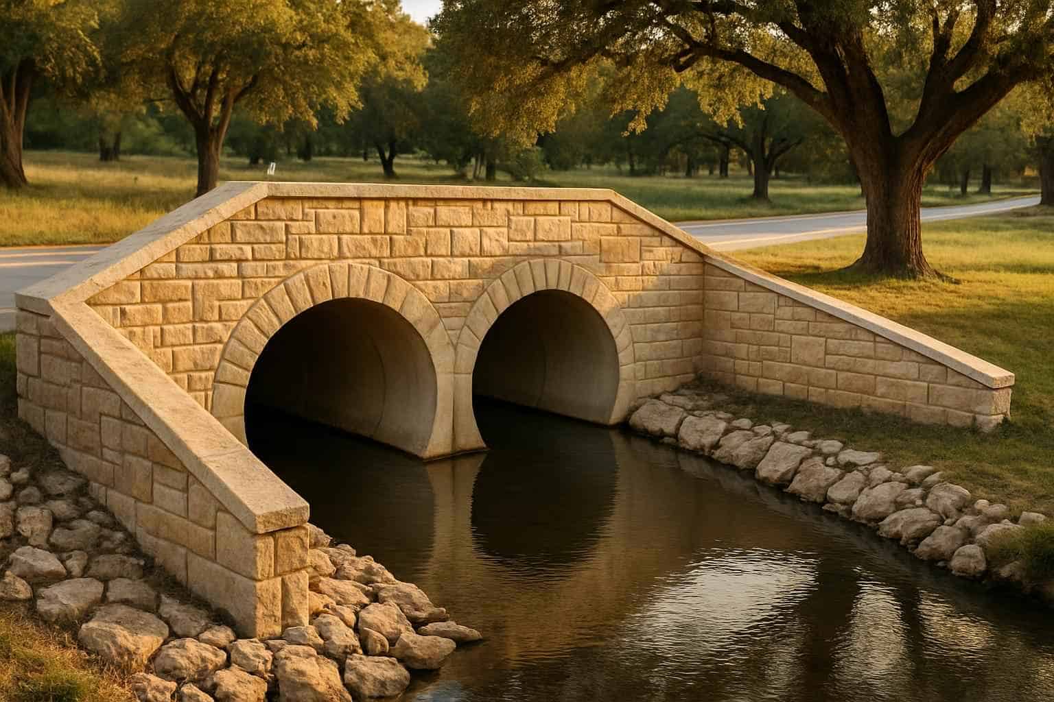 Headwalls and End Sections in Luckenbach Texas