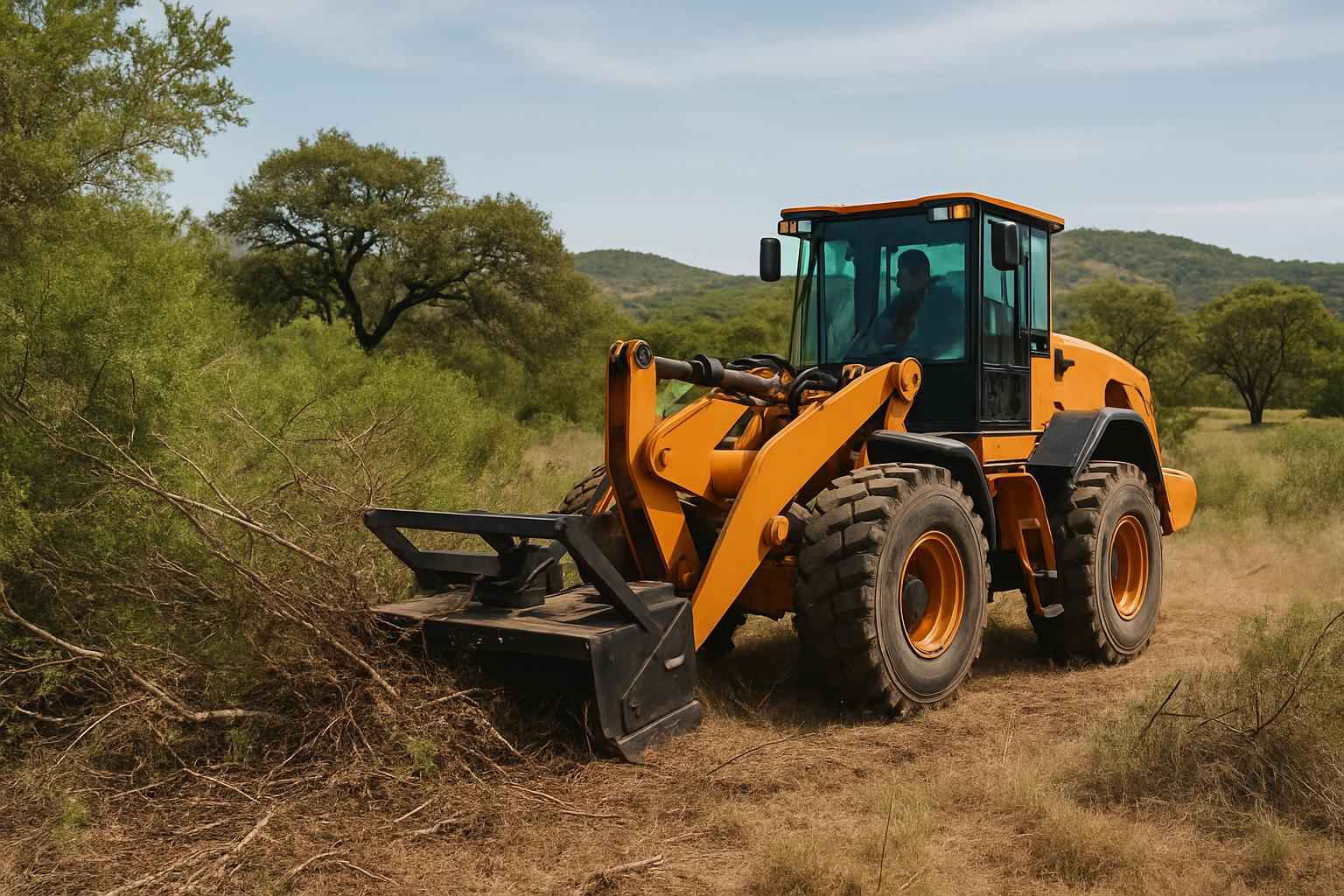 Heavy Brush Removal in Willow City Texas