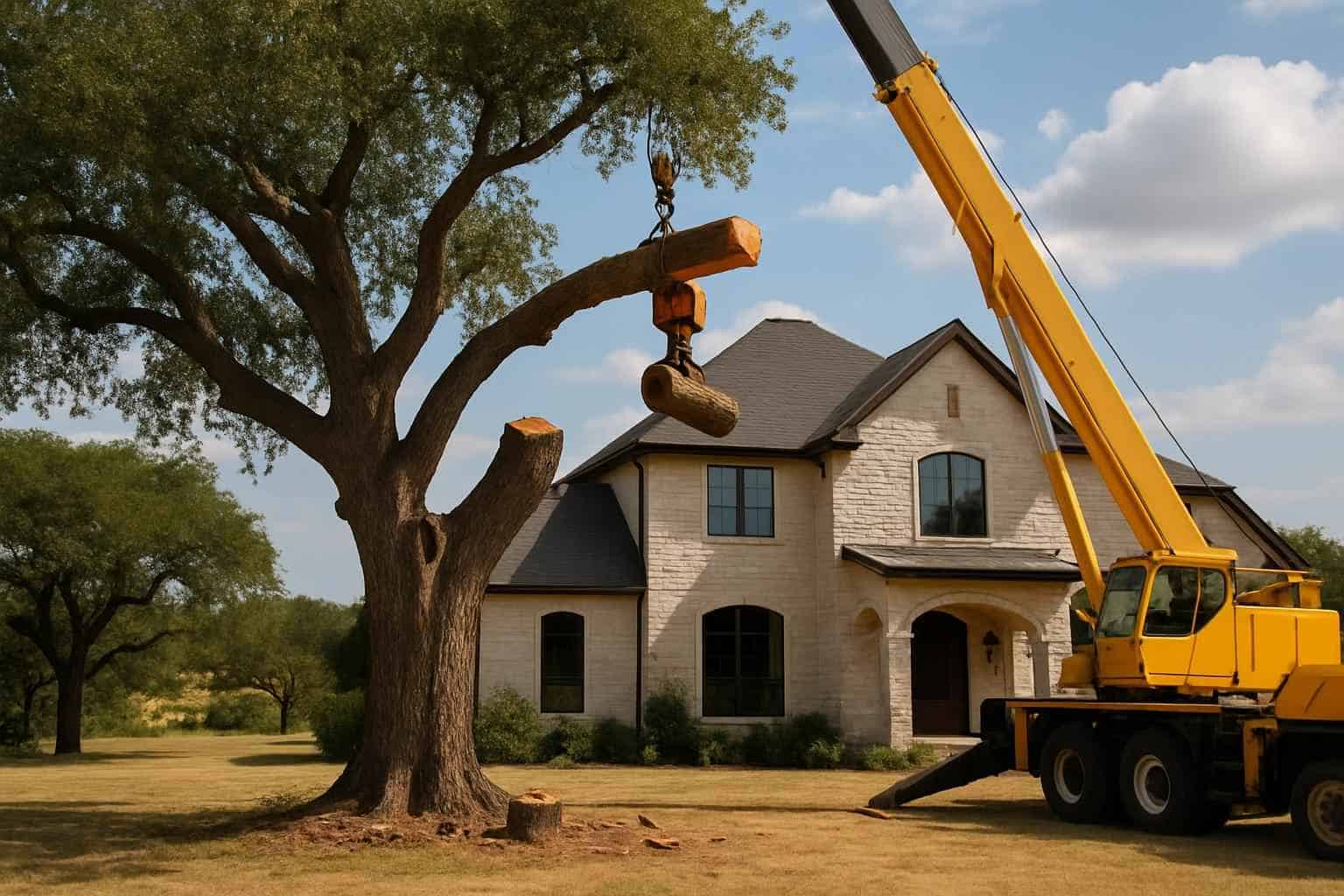 Large Tree Removal in Willow City Texas