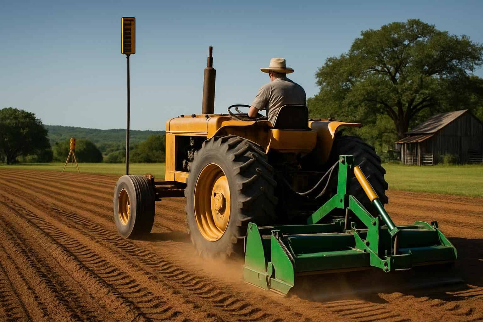 Laser Grading in Luckenbach Texas
