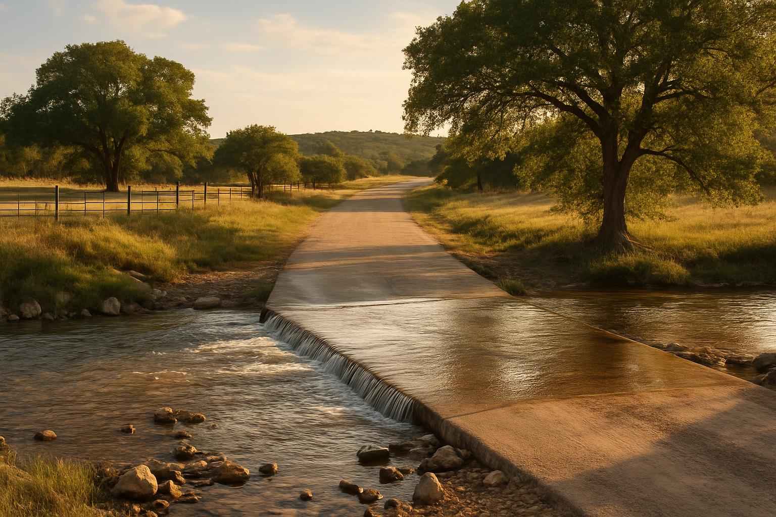 Low Water Crossings in Hye Texas