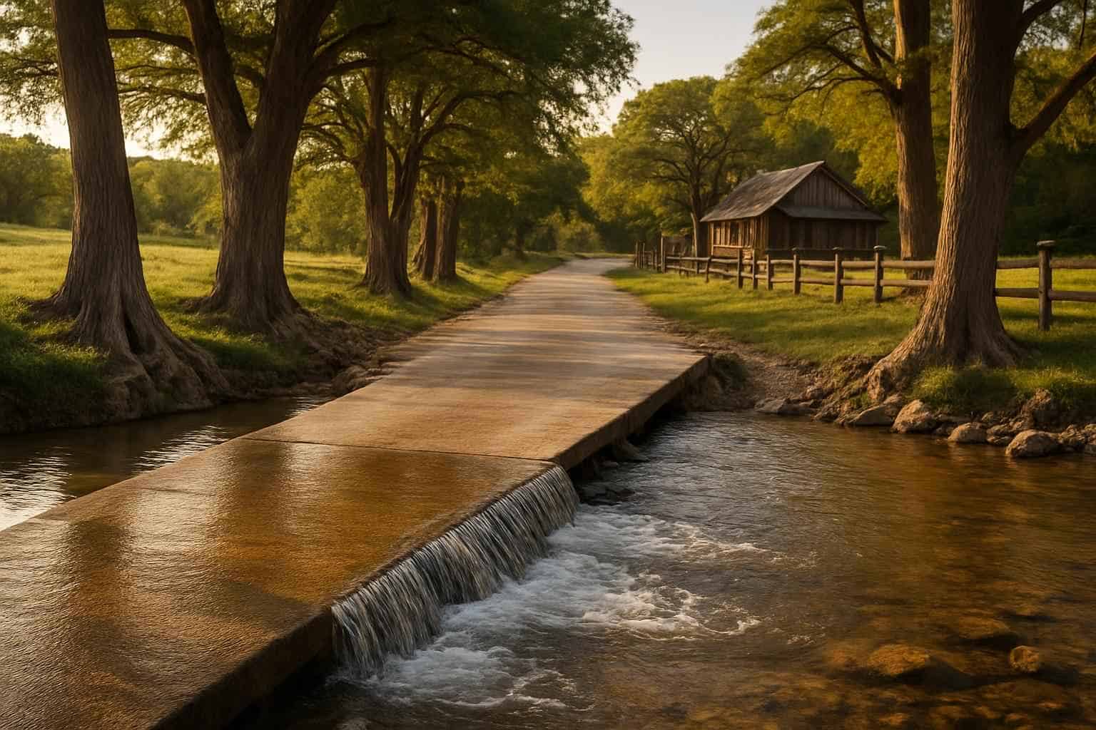 Low Water Crossings in Luckenbach Texas