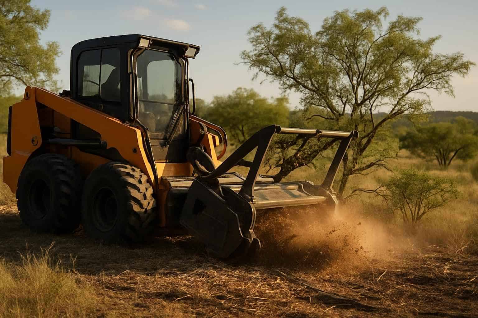 Mesquite Mulching in Hye Texas