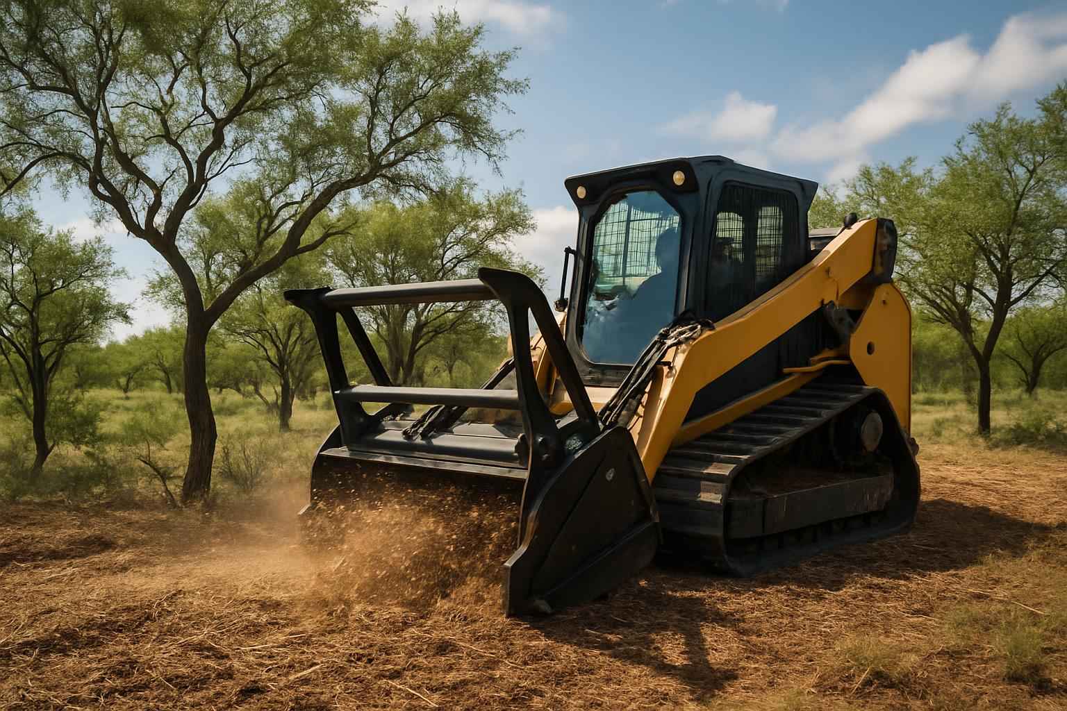 Mesquite Mulching in Stonewall Texas