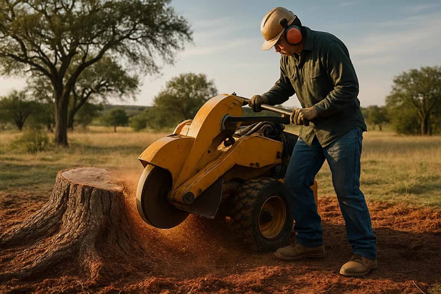 Mesquite Stump Removal in Hye Texas